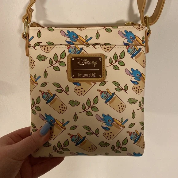 Loungefly Disney Lilo & Stitch Boba Crossbody Bag - Picture 3 of 16
